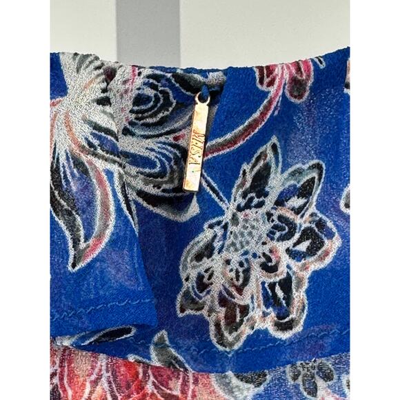 Misa Los Angeles Natasha‎ Cut Out Ruffled Midi Dress Large - Picture 10 of 13